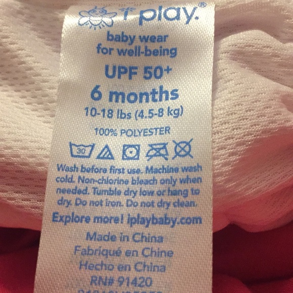 🏖 Baby Girls I play swim diaper size 6 months - Picture 6 of 6